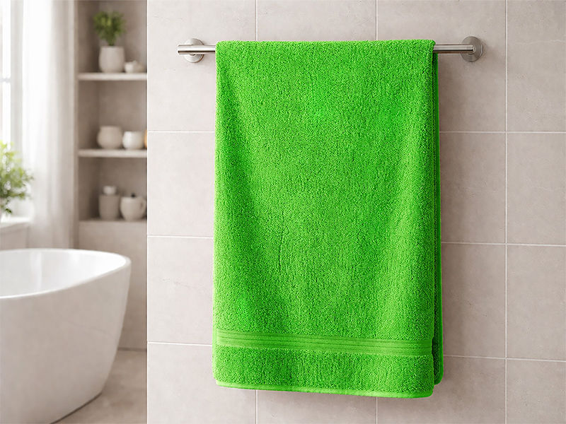 Plush 450GSM 90x150cms Bath Sheets - Jasmine Green(1pc Pack)