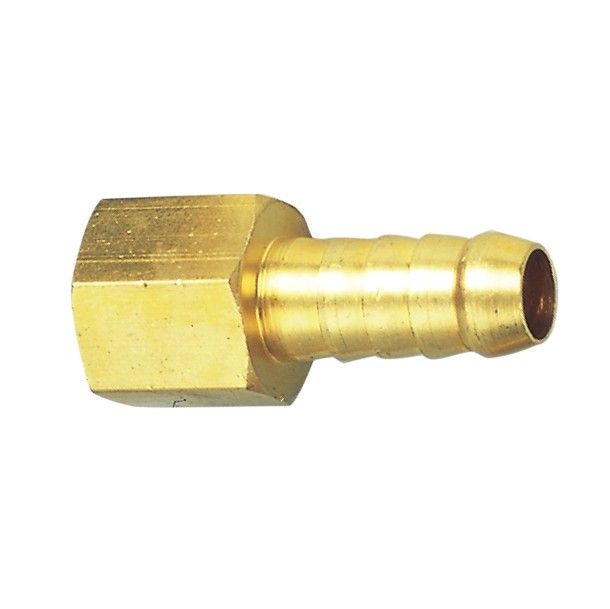 AirCraft - Hose Tail Connector Brass 1/4F x 6mm - 3 Pack