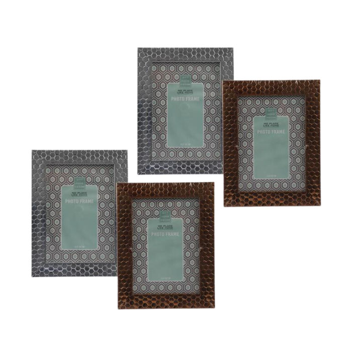PICTURE FRAME PL METALLIC 13X18CM ASSTD - Pack of 2