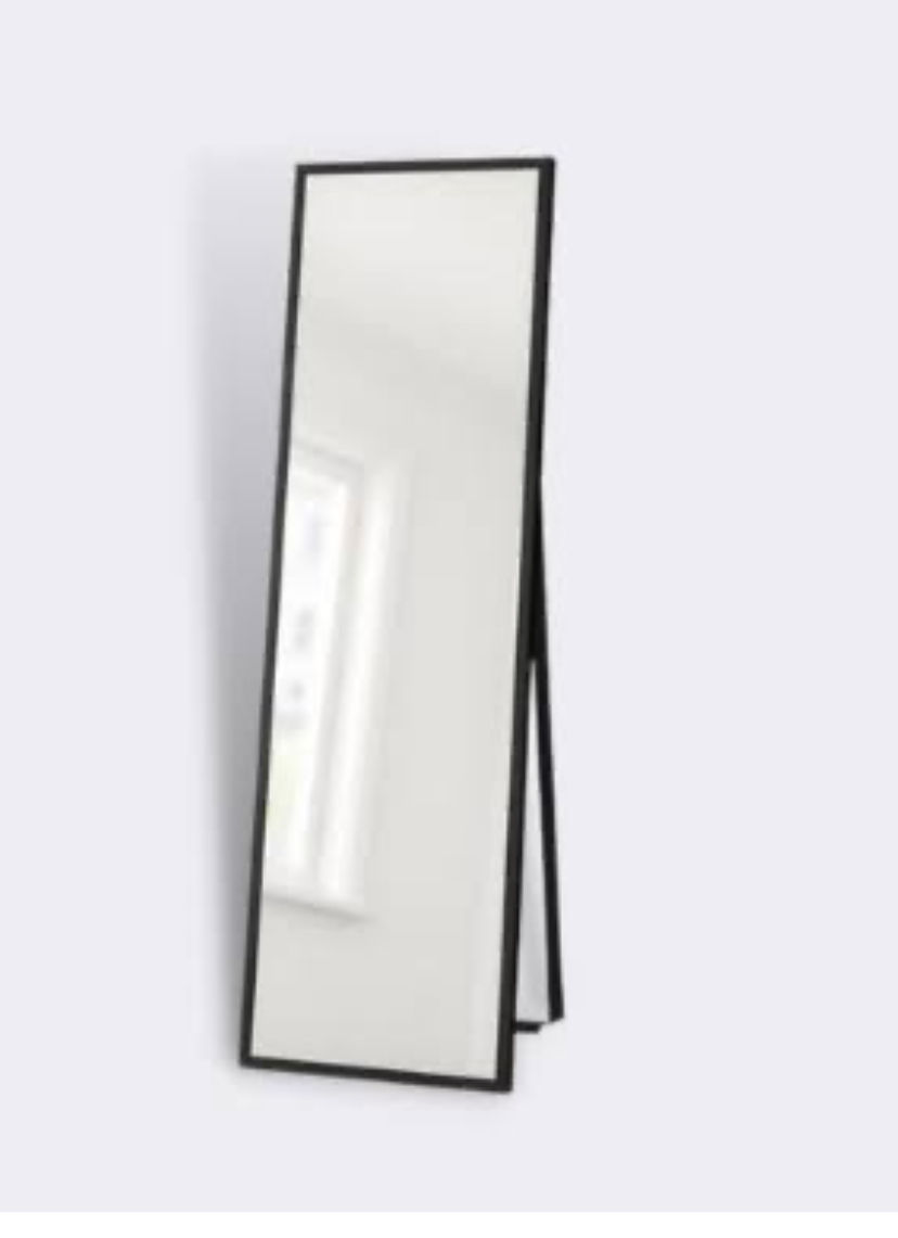 Standing/Wall Rectangular Frame Aluminium Alloy Mirror 170x70cm