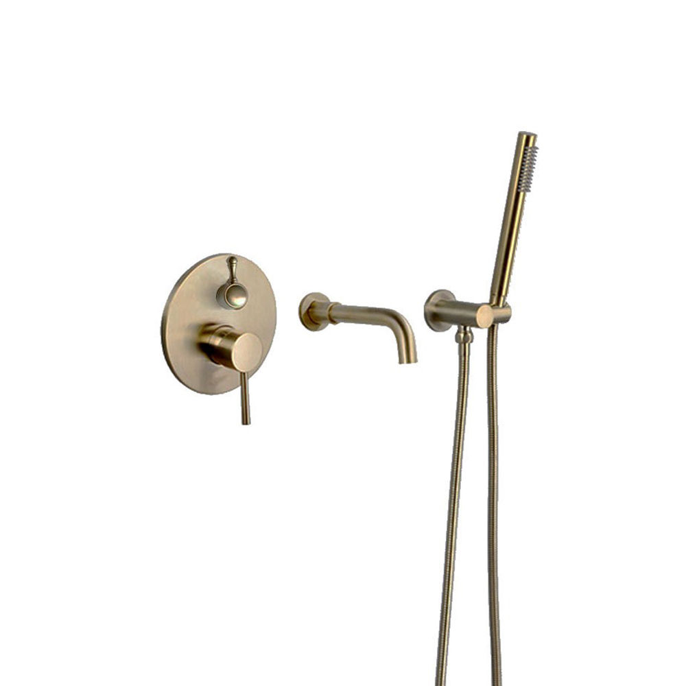 TTB040- BRASS BATH MIXER SET