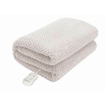 Pure Pleasure - Single Coral Fleece W/ Skirt Fitted Electric Blanket 91X188