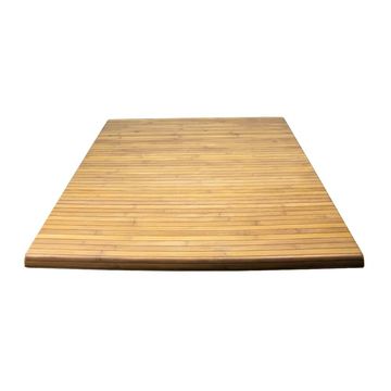 Vividitto - Werzalit Square Cafe Table Top 80cm - Steel Bambu