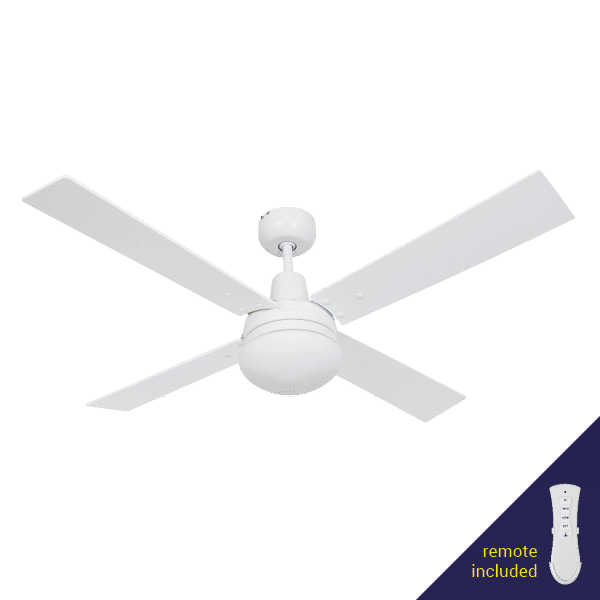 Zebbies Lighting Goshawk Ceiling Fan with Light and Remote Control