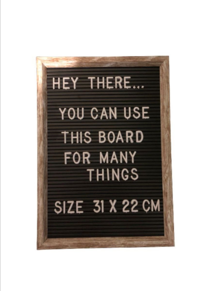 Plaque - Plus Letter Board - 31 x 22cm