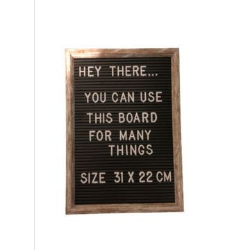 Plaque - Plus Letter Board - 31 x 22cm