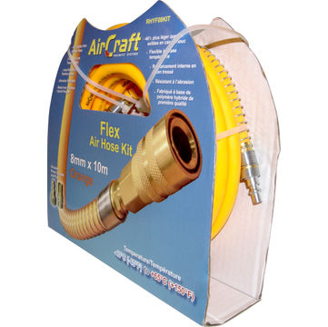 AirCraft - Flex Air Hose Kit 8mm x 10M Orange