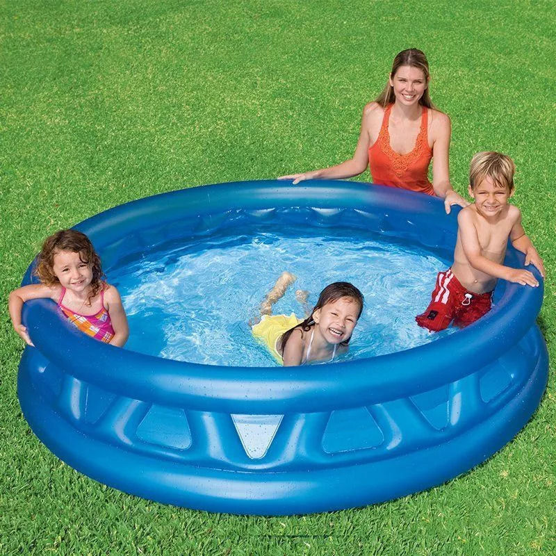 Paddling Pool Soft Side Family Swimming Garden Summer Water Fun Pools