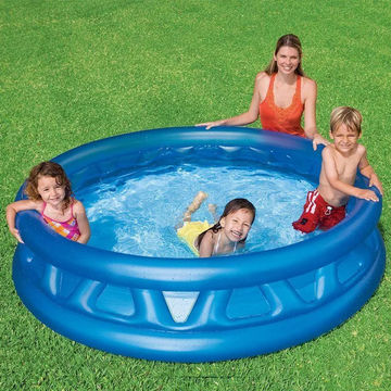 Paddling Pool Soft Side Family Swimming Garden Summer Water Fun Pools