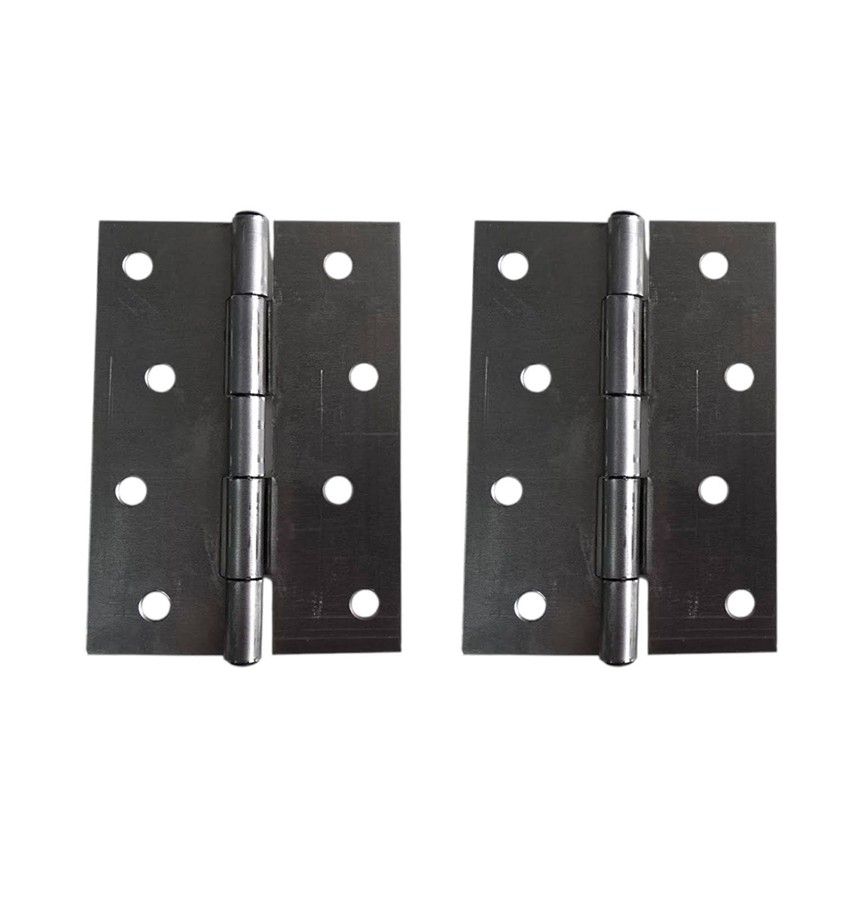 Door Hinges - 100mm Mild Steel (6 Pairs)