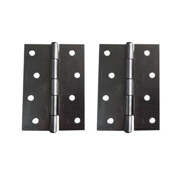 Door Hinges - 100mm Mild Steel (6 Pairs)
