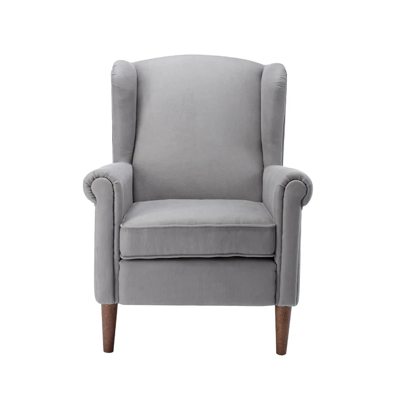 Norah Wing Back Accent Chair - Grey