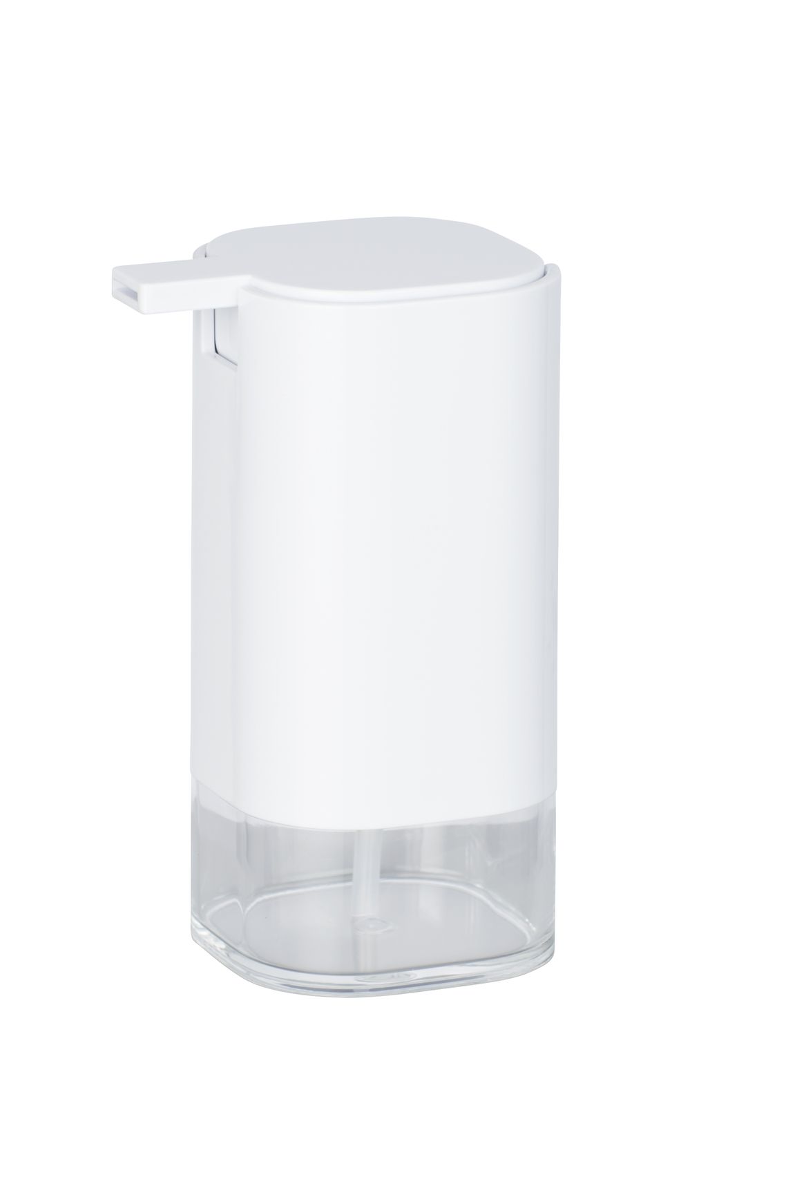 WENKO - SOAP DISPENSER - ORIA RANGE - ACRYLIC - WHITE & CLEAR