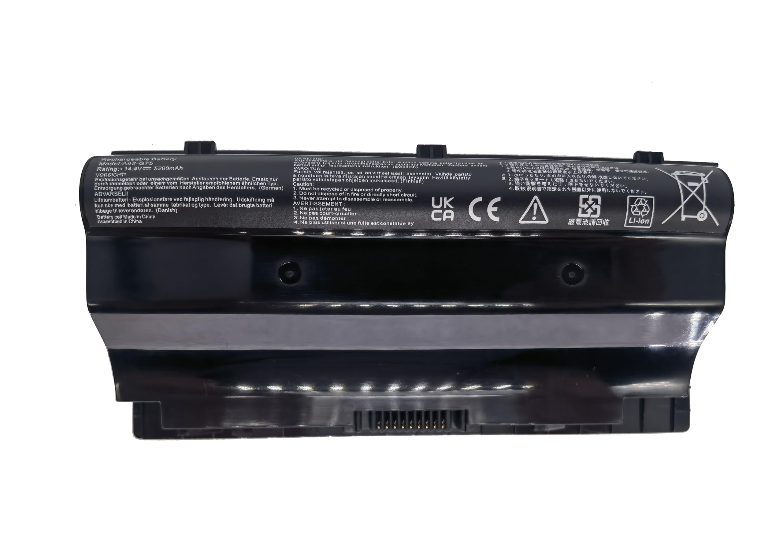 Reliable,long-lasting Vibrant battery for ASUS ROG G75V G75VW G75VX G75VM (P\N  A42-G75 )