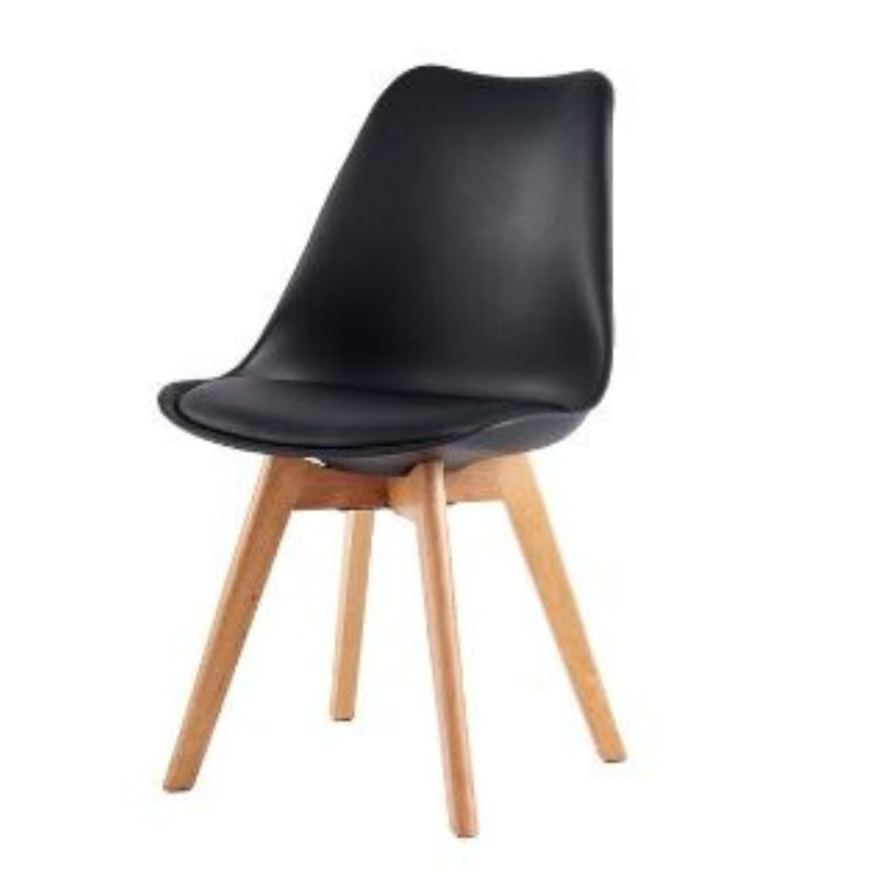 Sylvie Padded Chair-Black
