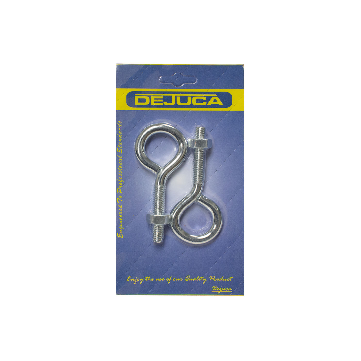 Dejuca - Eye Bolt with Nut - 10mm X 100mm - 2/pkt - 4 Pack