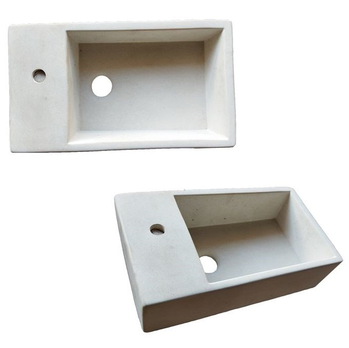 Ivory Indoor & Outdoor Basin 420 x 240 x 115mm
