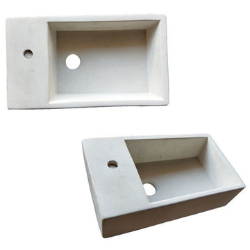 Ivory Indoor & Outdoor Basin 420 x 240 x 115mm
