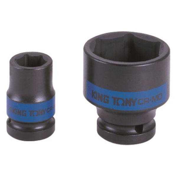 King Tony - Socket 1/2" Standard Impact X 9mm 6P - 3 Pack