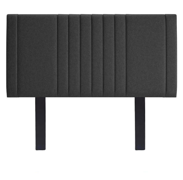 Darla Panel Headboard Double -Coco Black