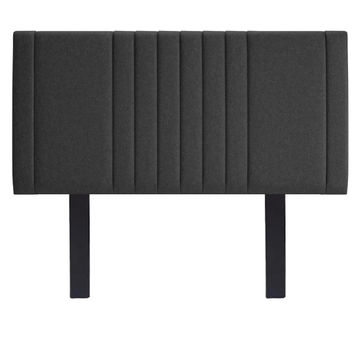 Darla Panel Headboard Double -Coco Black