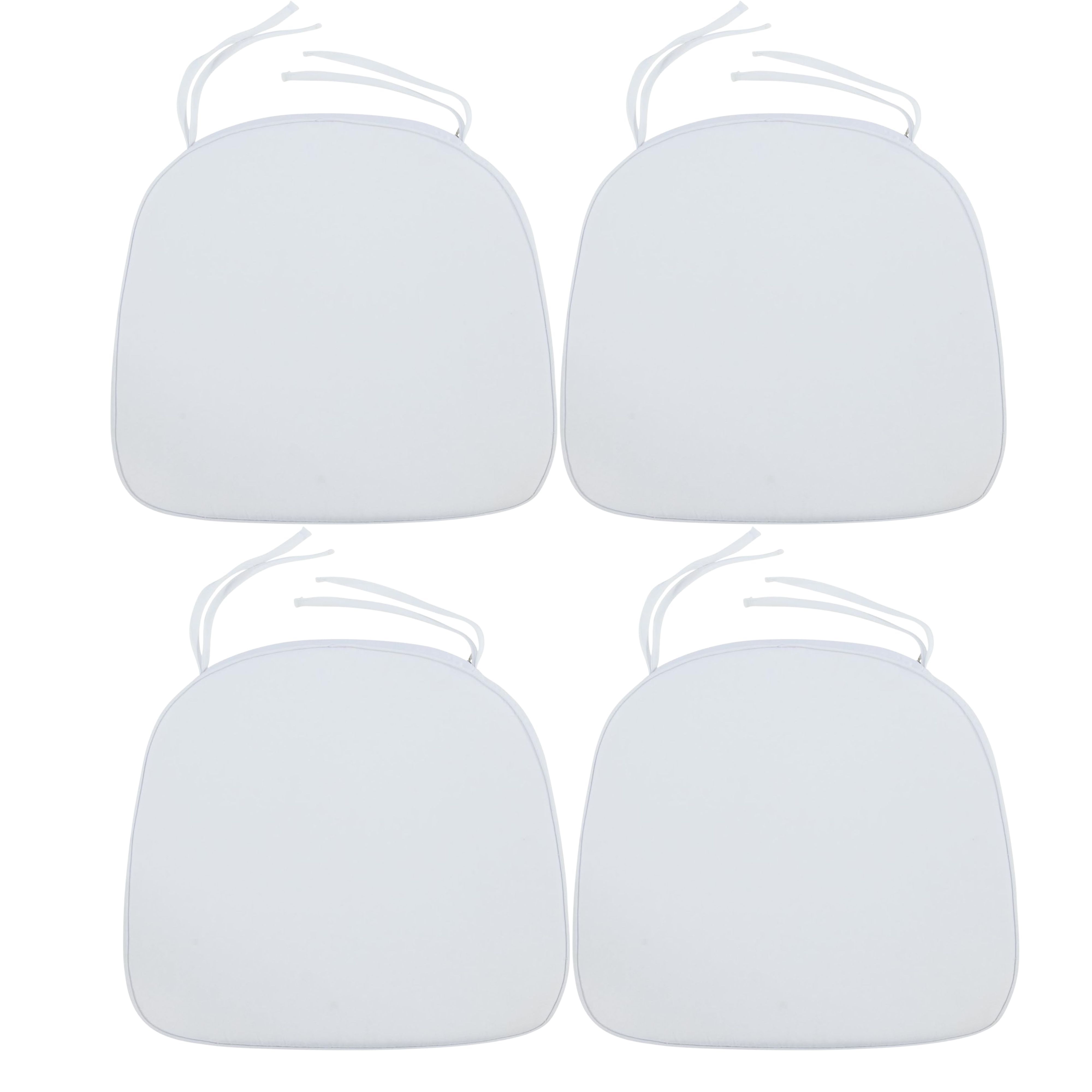 Square Indoor and Outdoor Chair Cushion 40x40x6 - 4 Pack