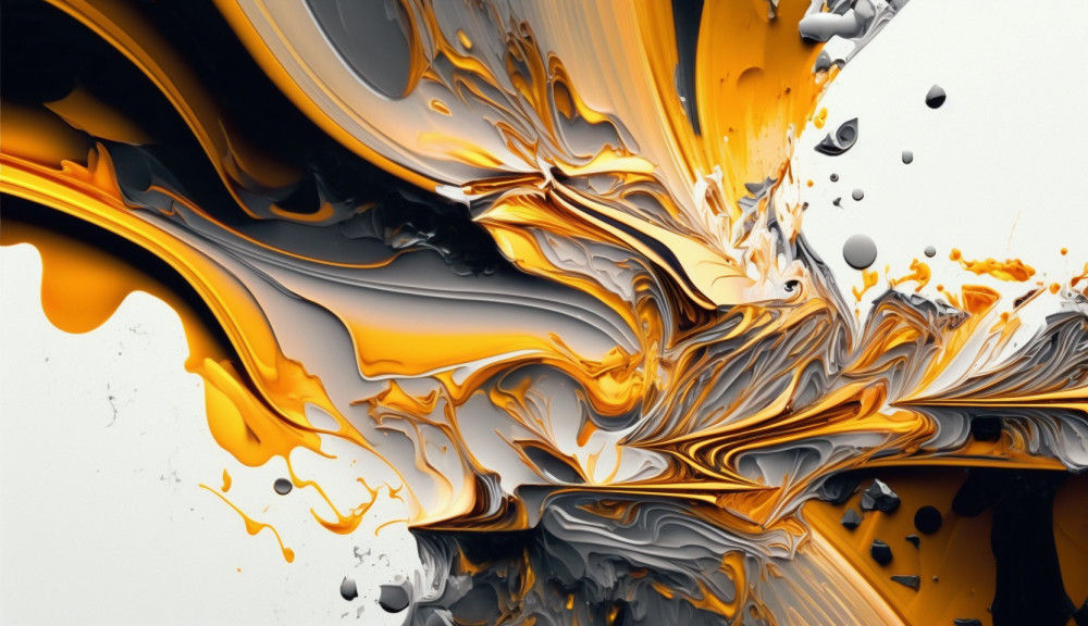 Canvas Wall Art - Acrylic Abstract Painting - B1547 - [120 x 80 cm]
