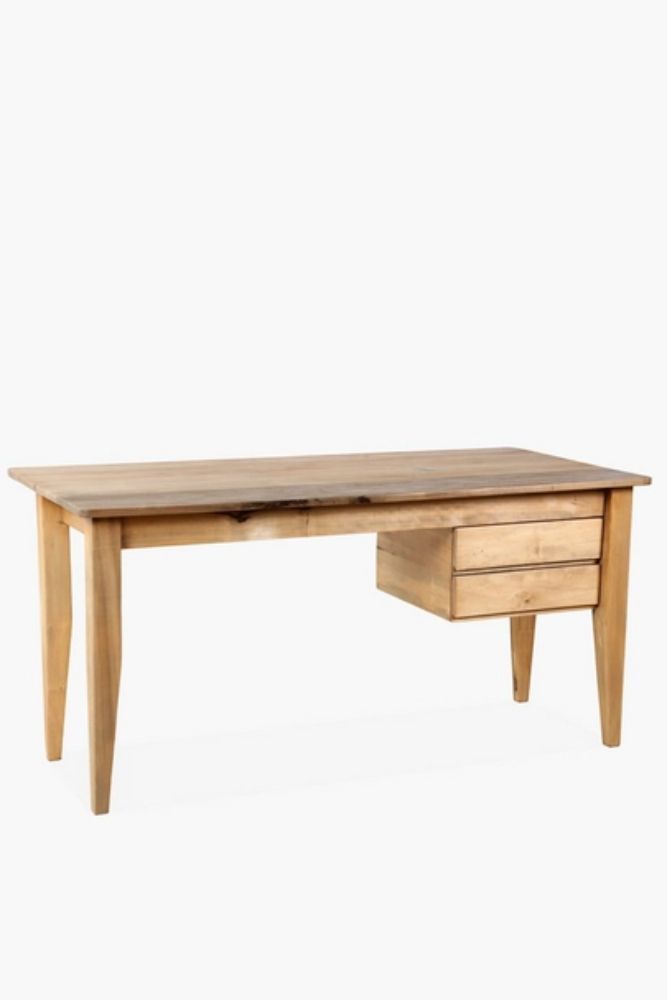 DUZU DESK Solid Cottonwood 160 75 77 cm Mid-Century Style