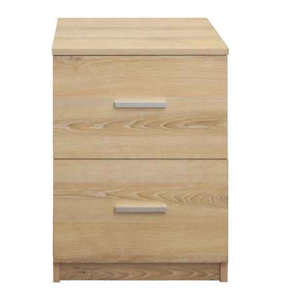 Denver Office Furniture | Small 2 Drawer Cabinet | Washed Shale