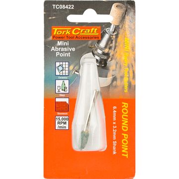 Mini Abrasive Point 12.7Mm Round Point 3.2Mm Shank
