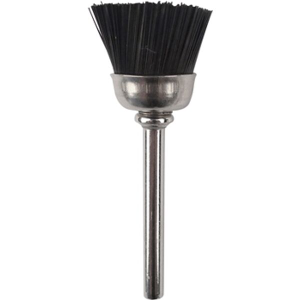 Mini Nylon Bristle Brush 12.7Mm Cup 3.2Mm Shank