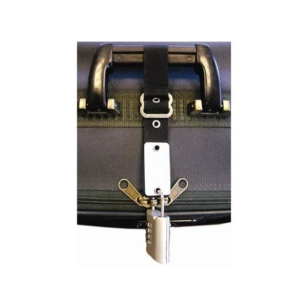 Anti theft luggage zipper strap on sale