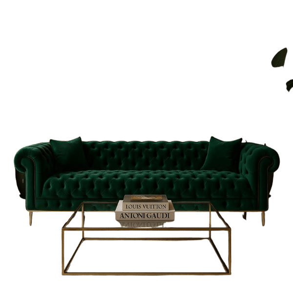 Innofurn-Chesterfield-Inspired 3-Seater Couch