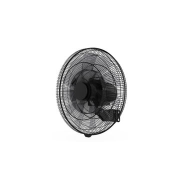 Solent Wall Fan Black 450mm