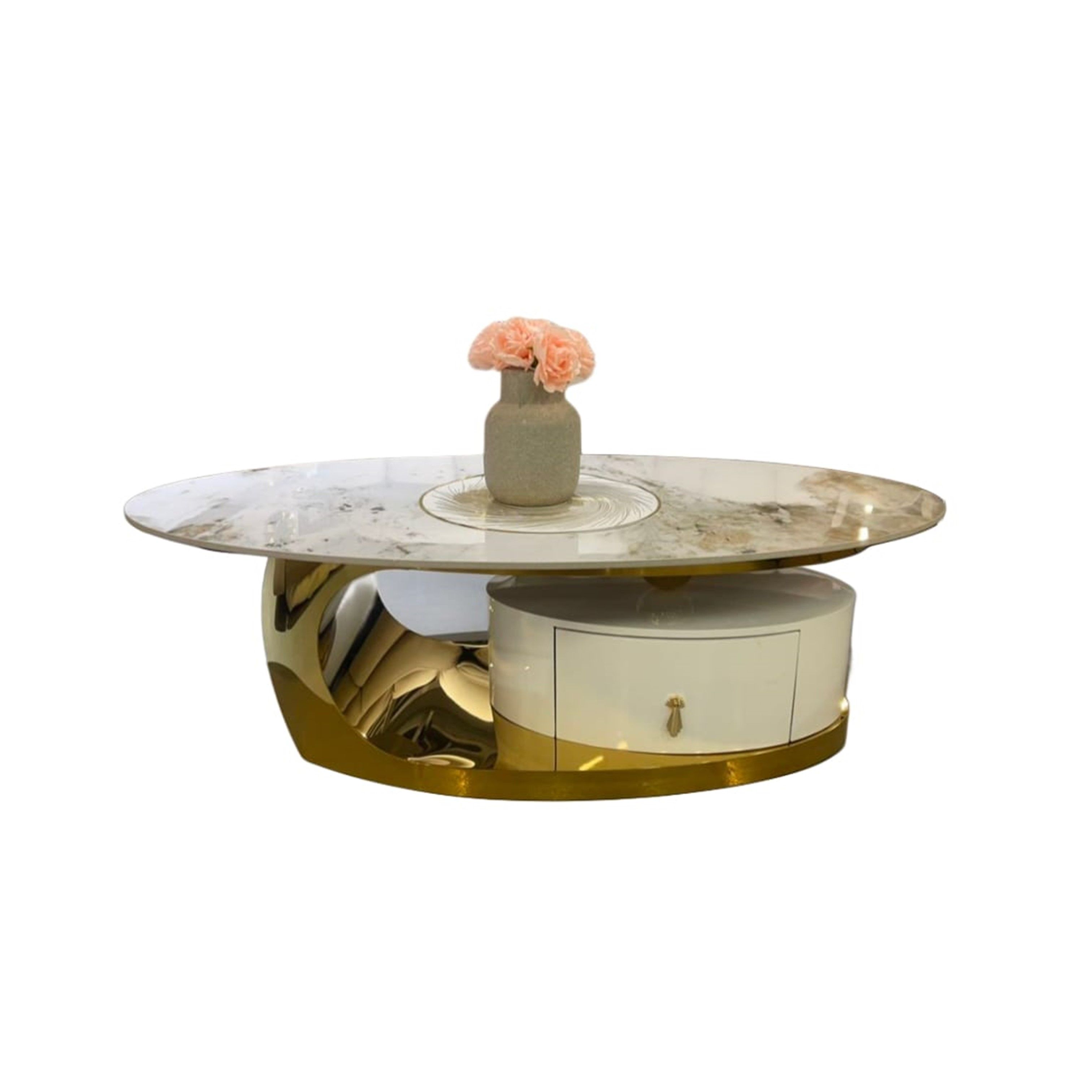 Moana Coffee Table (Gold / Charcoal)