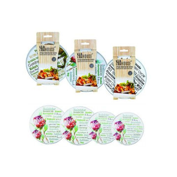 Stove Burner Cover with Words - 4 Pieces Per Pack (Pack of 4)