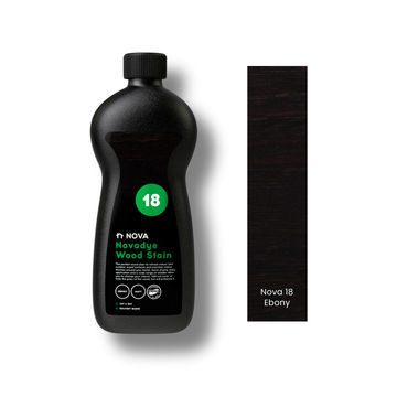 Nova 18 Novadye Woodstain - Ebony 500ml