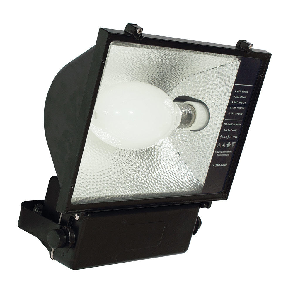 Eurolux - HPS or MH - 400w - Floodlight - Black