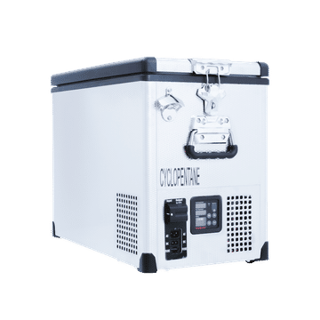 SnoMaster - 42L Single Compartment Portable Fridge/Freezer AC/DC - Stainless Steel