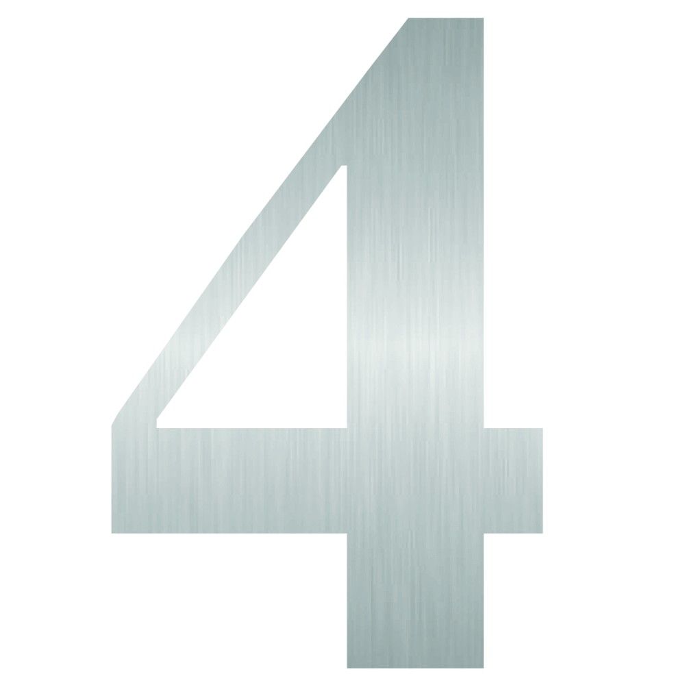 175mm Stainless Steel Numbers 4
