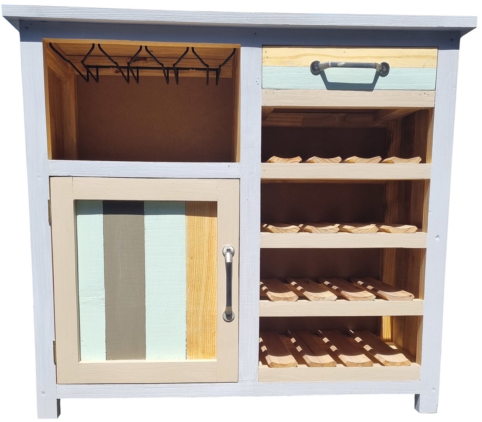 Wine cupboard, hold 16 bottles and 12 glasses